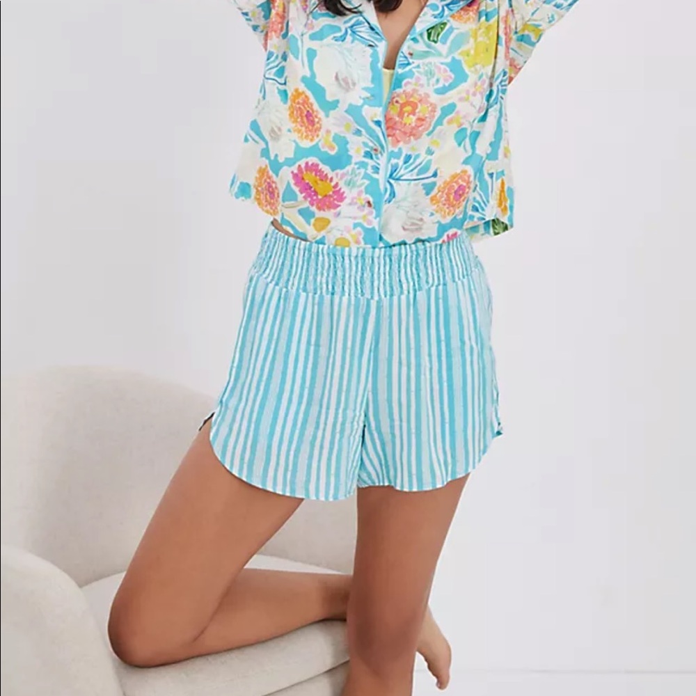 SOLD (V) Anthropologie Whimsy Pajama Shorts - Picture 1 of 15